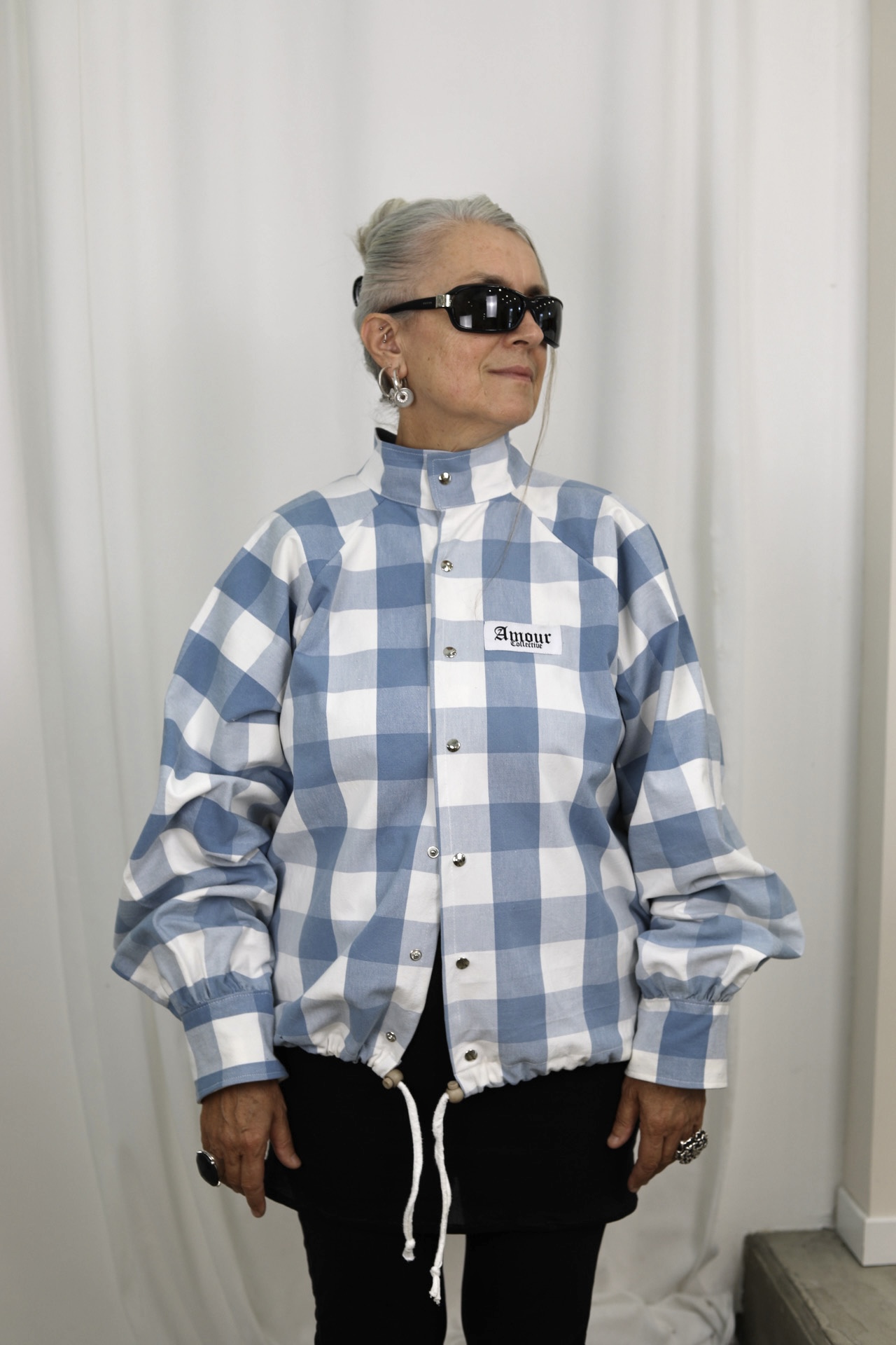 Bombers Carreaux/ Argenté – Image 9