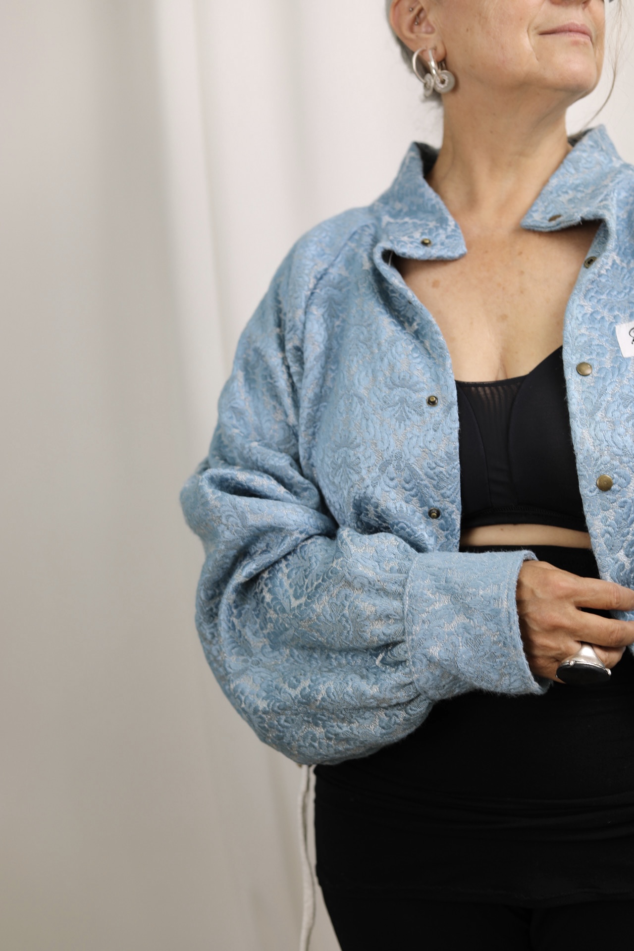 Bombers Rococo bleu/ Or – Image 4