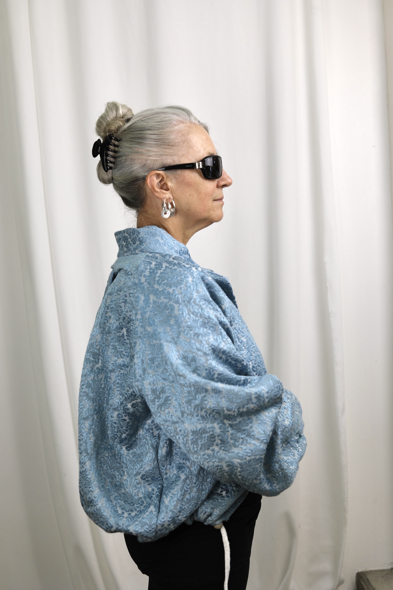 Bombers Rococo bleu/ Or – Image 3