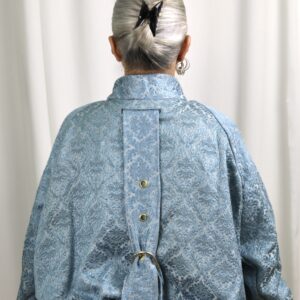 Bombers Rococo bleu/ Or