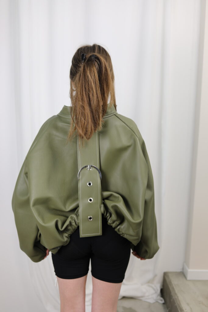 Bombers Kaki / Argenté