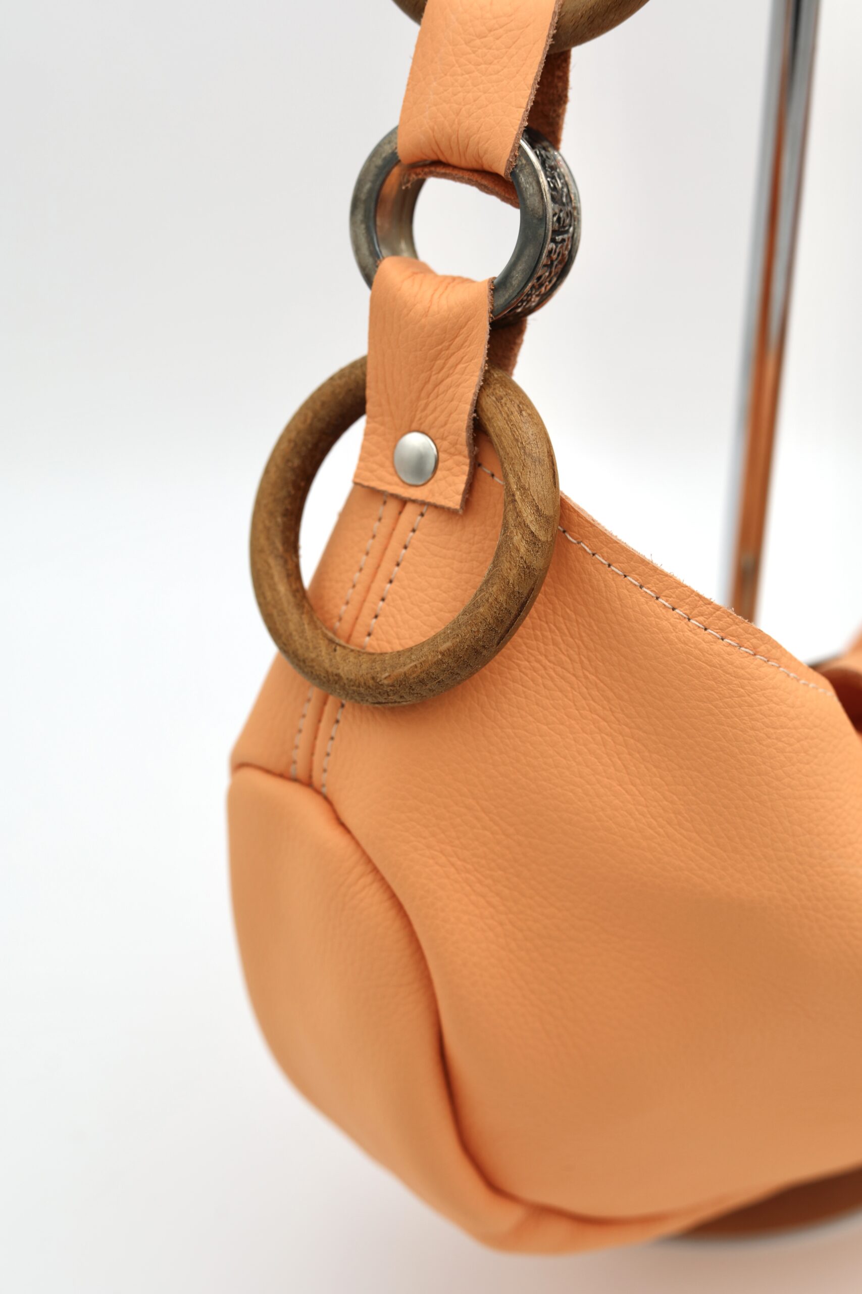 Baby Bag Orange/ Argenté – Image 4