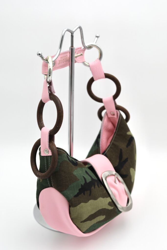 Baby Bag Camouflage Rose/ Argenté