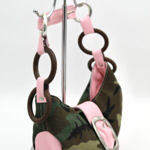 Baby Bag Camouflage Rose/ Argenté