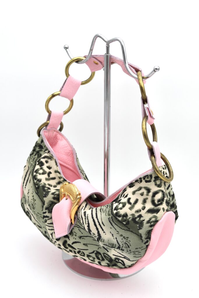 Baby Bag Léopard Rose