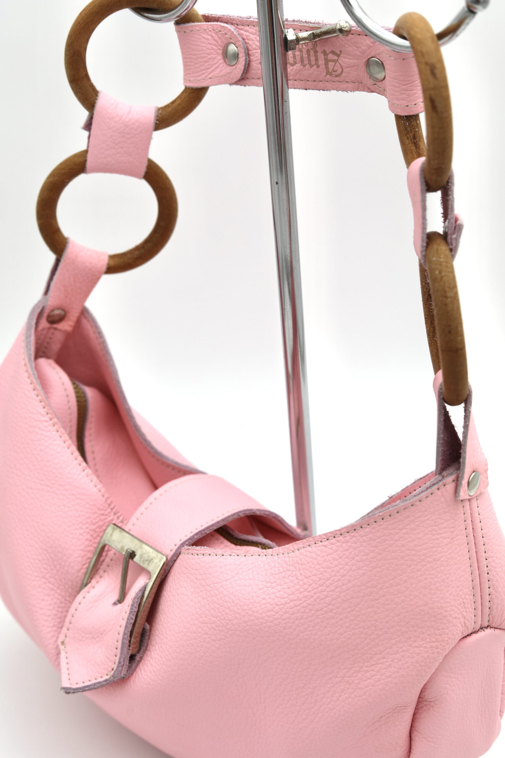 Baby Bag Rose/ Boucle Argentée