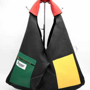 Sac à Main Triangle Mondrian + Porte Cartes