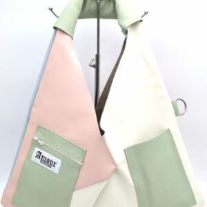 Sac à main triangle Mondrian Pastel + Porte Cartes