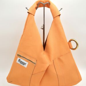 Sac triangle Orange + Porte Cartes