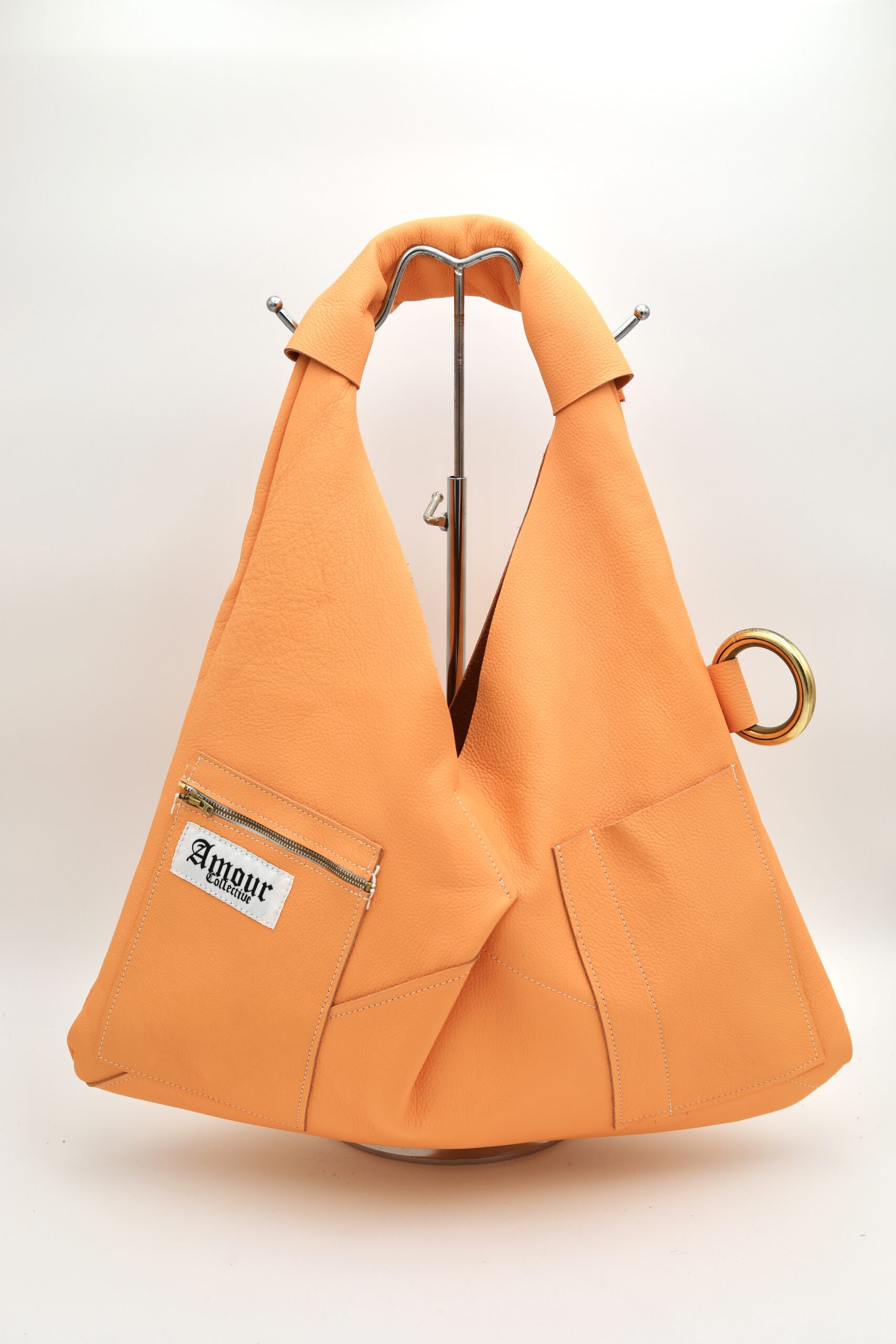 Sac triangle Orange + Porte Cartes