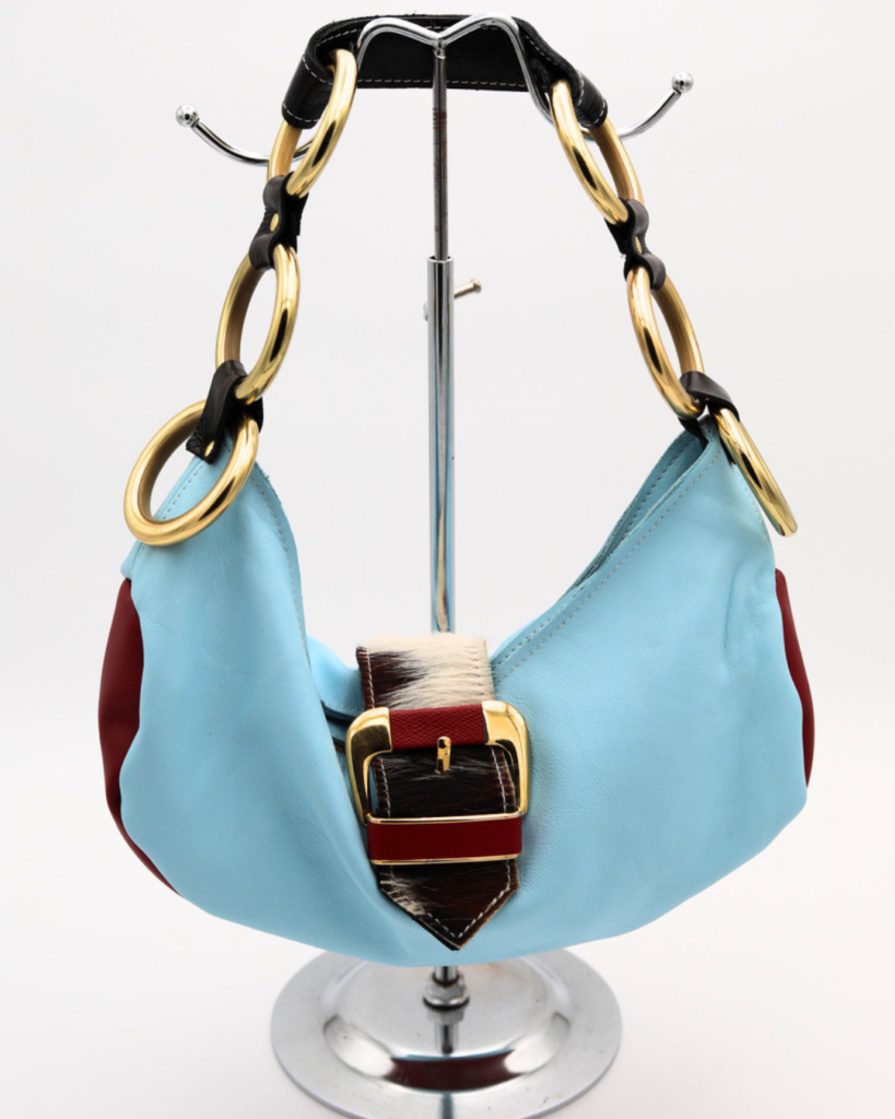 Baby Bag Bleu/Bordeau/Marron glacé